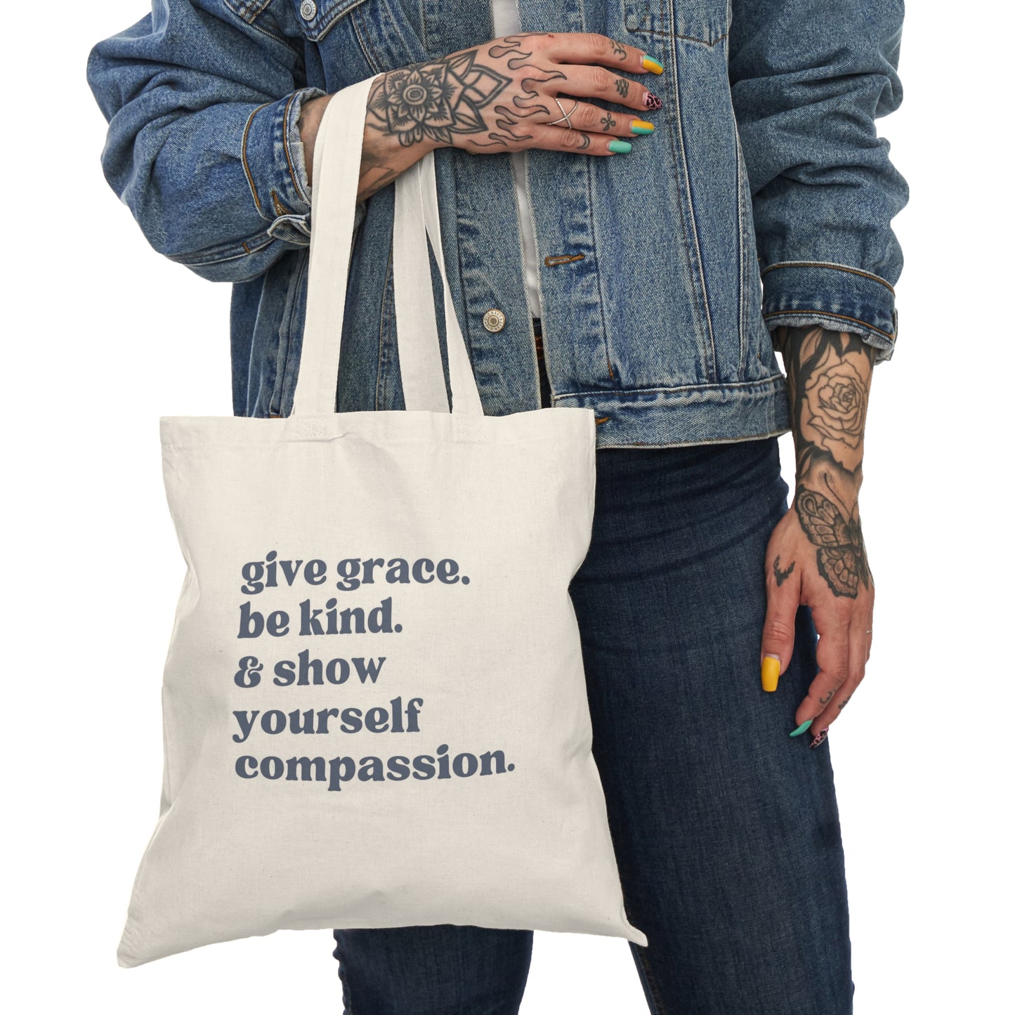 Soul Work Motto Tote Bag