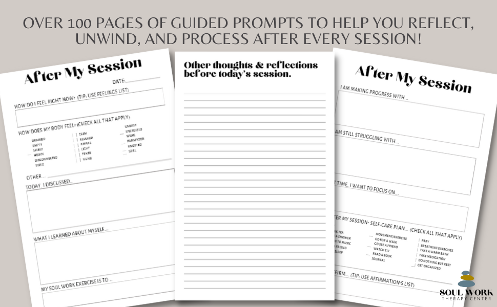 After My Session: Guided Journal to Help You Unwind, Self-Soothe, Process, and Reflect Outside of Your Therapy Sessions