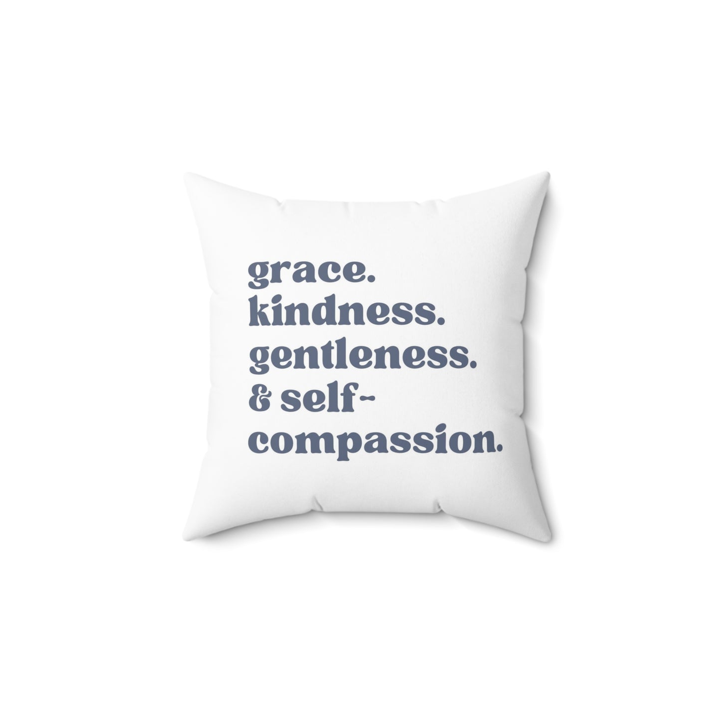 Soul Work Motto Square Pillow