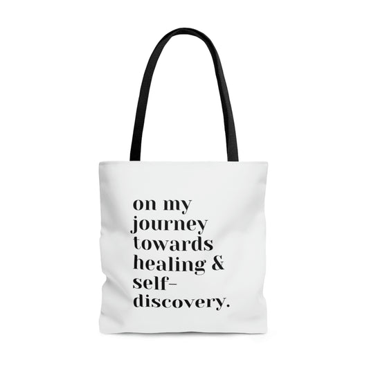 On My Journey Tote Bag